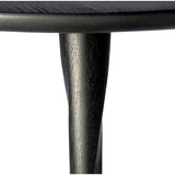Oak Torsion Black Dining Table