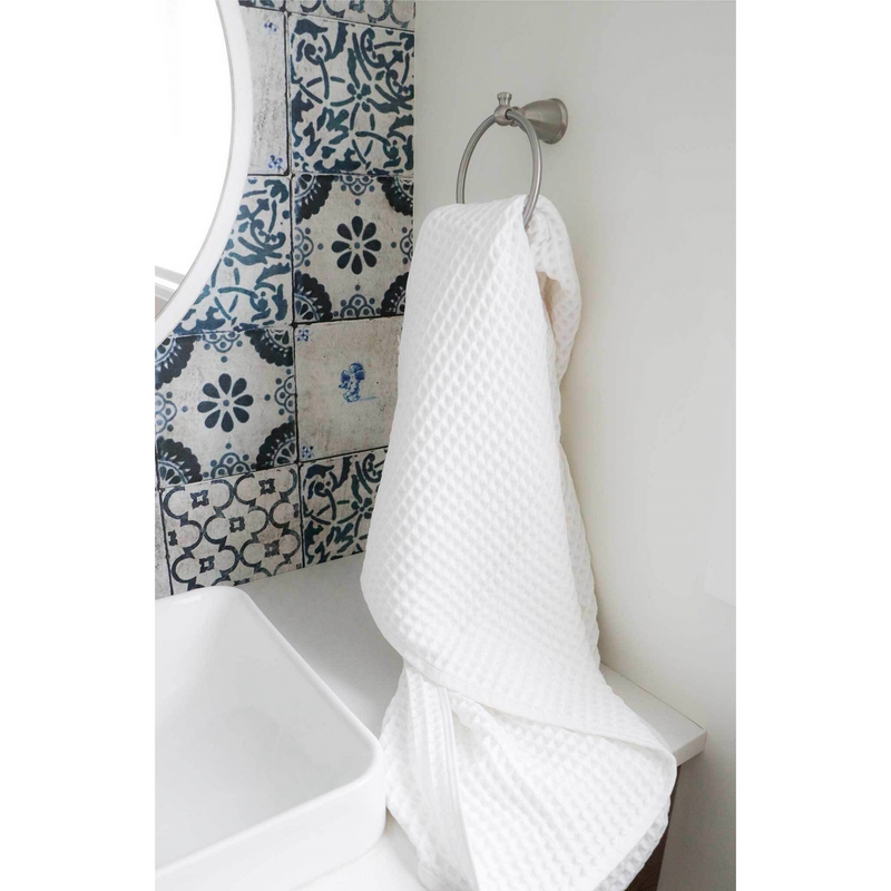 Waffle Hand Towel - Pack of 2 - White