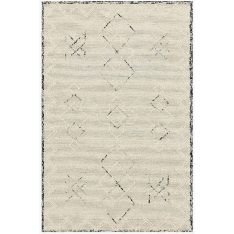 Leela Rug - Ocean / White