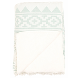 Tofino Towel Co - Beachcomber Fleece Lined Throw Sage