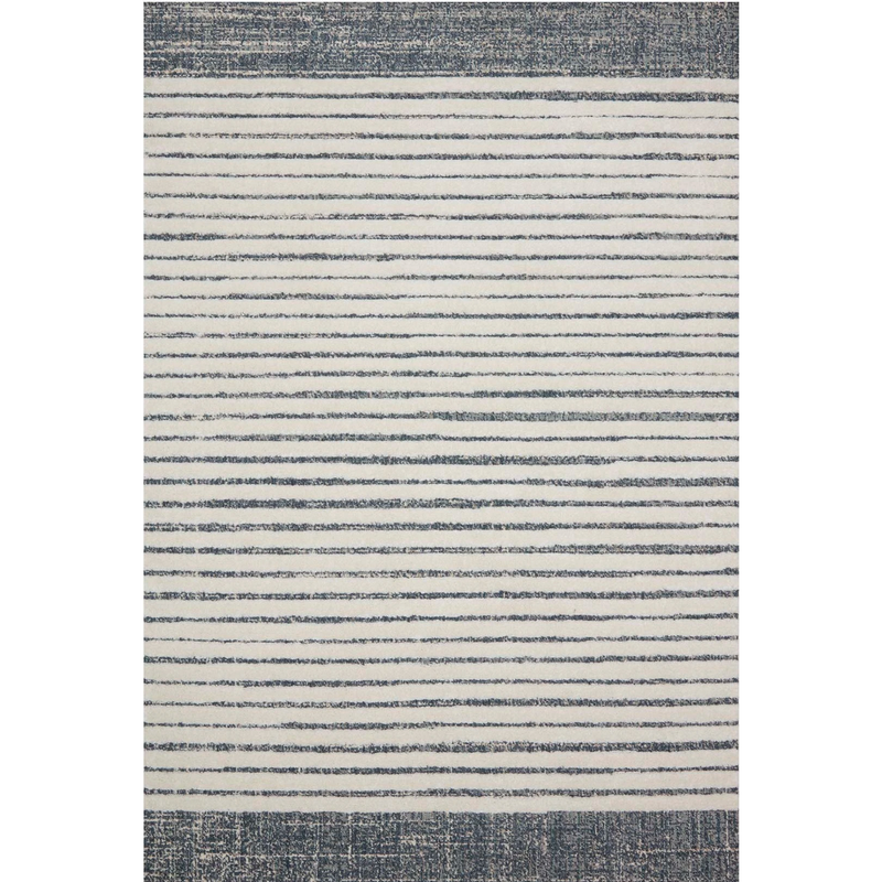 Hagen Area Rug - White/Ocean