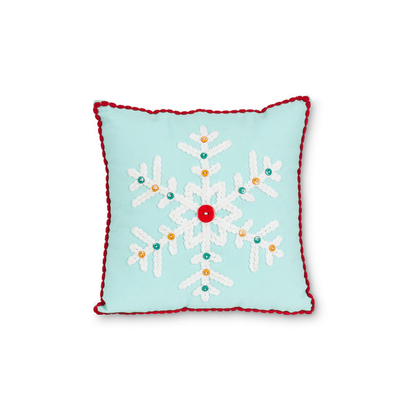 Small Snowflake Pillow