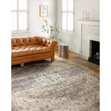 Hathaway Steel and Ivory Area Rug