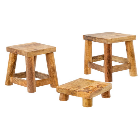 Heirloom Wooden Stool L