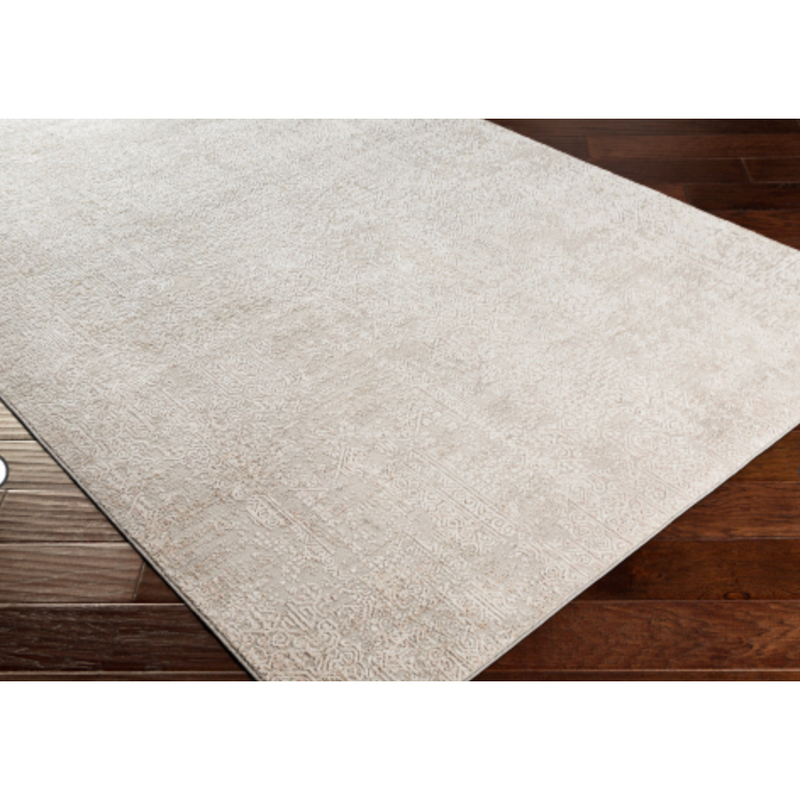 Carmel Area Rug- Light Grey/White/Taupe