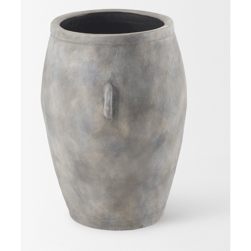 Zuma Floor Vase - Light Grey