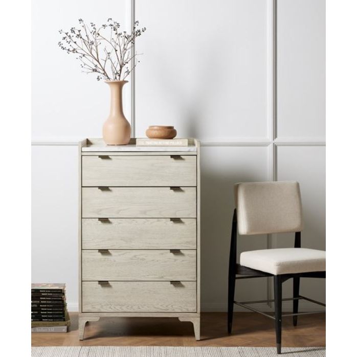 Viggo Tall Dresser - Vintage White Oak