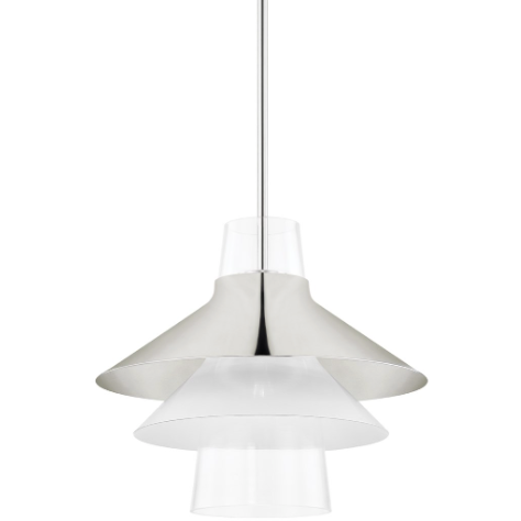 Jessy Pendant in Polished Nickel