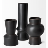 Laforge Black Ceramic Vase Medium