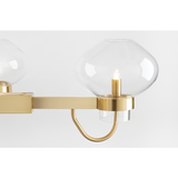 Korey Lamp in Aged Brass