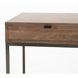 Trey Desk System with Filing Credenza - Auburn Poplar