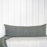 Peter Blockprint Cushion - Teal