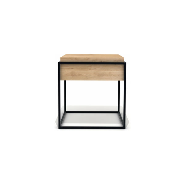 Oak Monolit Side Table - Black