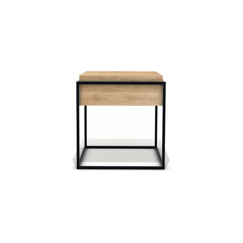 Oak Monolit Side Table - Black