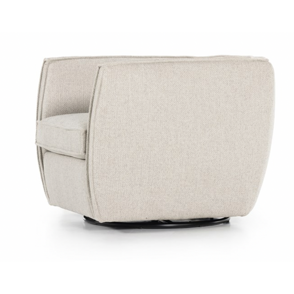 Rashi Swivel Chair-Fallon Linen