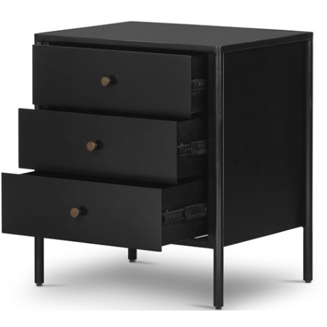 Soto Nightstand in Black