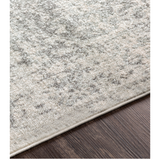 Harput Rug in Medium Gray/Light Beige