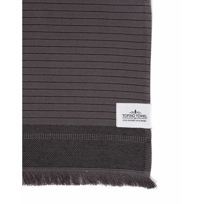 Tofino Towel Co - Turkish Bath Towel 100% cotton The Silas- Charcoal