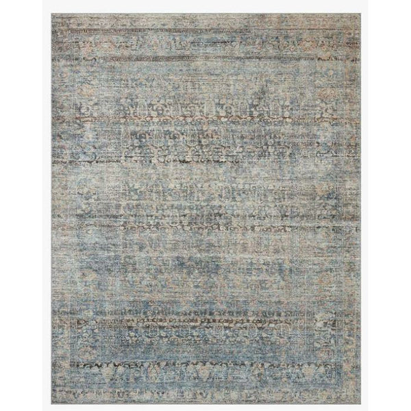 Billie Area Rug - Denim/Blush