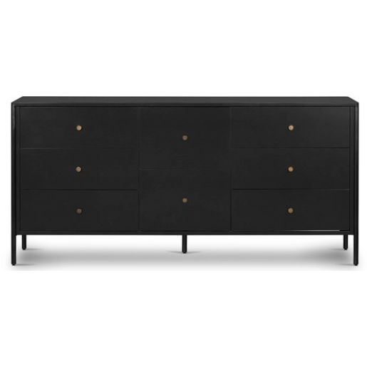 Soto 8 Drawer Dresser in Black