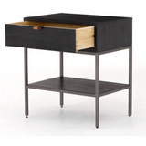 Trey Nightstand - Black Wash