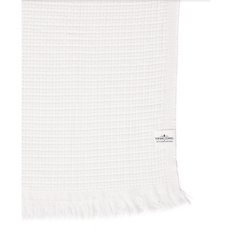 Tofino Towel Co - Turkish Throw 100% cotton The Nala- White