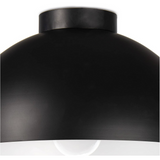 Perri Outdoor Flush Mount Small - Black