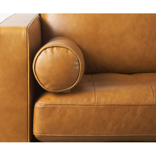 Svend Sofa Series in Tan Leather