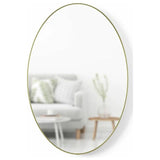 Hubba Mirror Oval - Brass