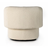 Tybalt Swivel Chair - Sheepskin Natural