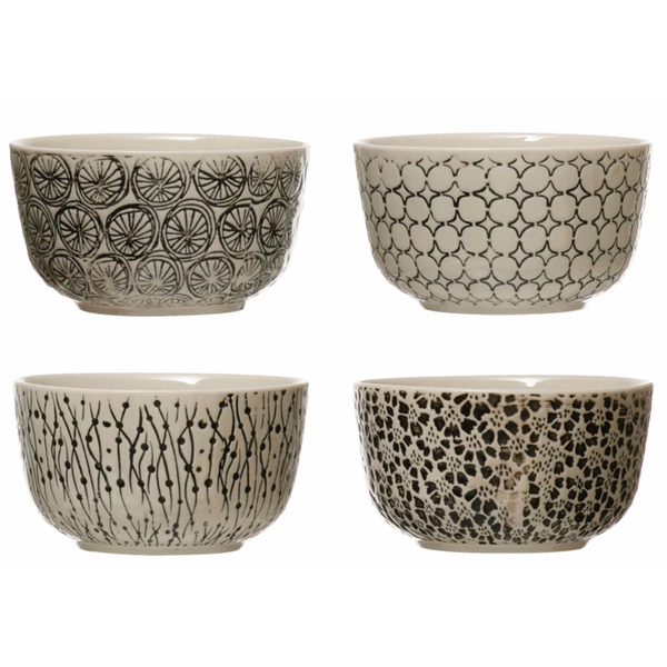 Hand-Stamped Bowl
