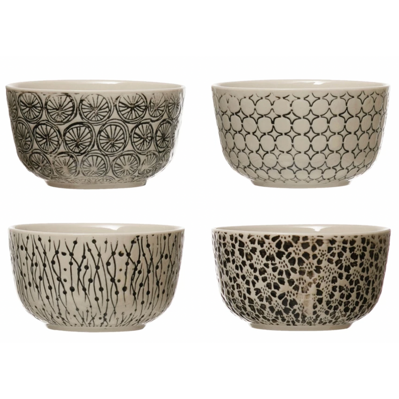Hand-Stamped Bowl