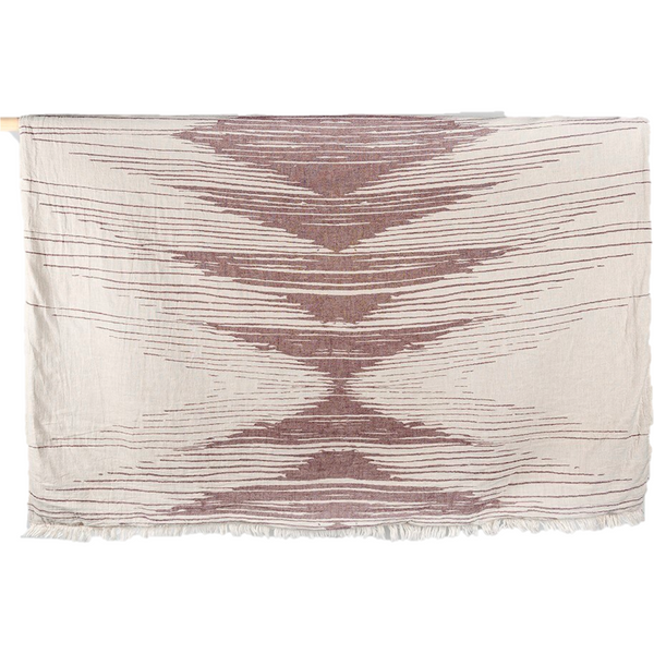 Fleece Lined Throw - Sound Waves - Yuni