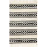 Holloway Area Rug - Ivory and Black