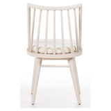 Lewis Windsor Chair in Off White + Cream Shorn Sheepskin