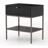 Trey Nightstand - Black Wash