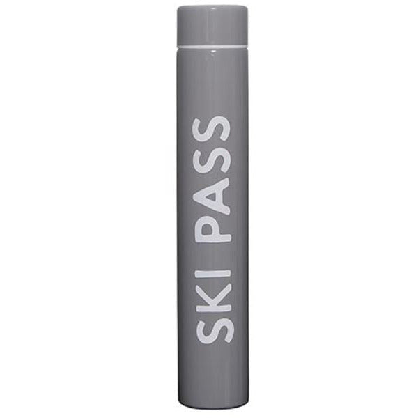 Ski Pass Stainless Steal Flask