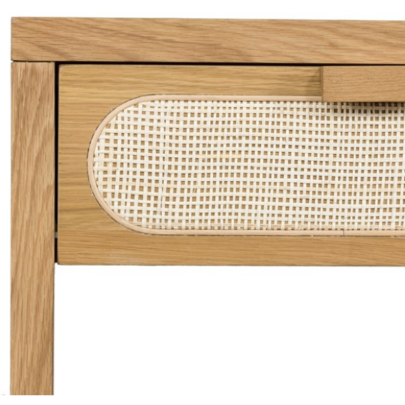 Allegra Nightstand - Natural Cane