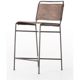 Wharton Counter Stool - Distressed Brown