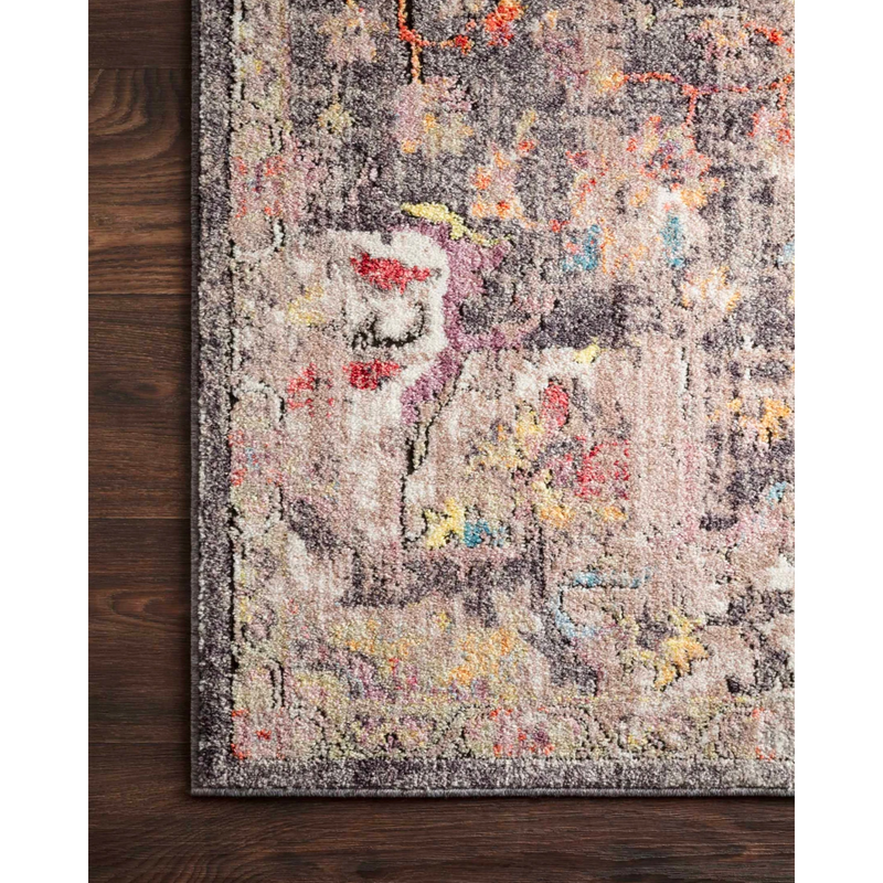 Medusa Area Rug - Charcoal and Fiesta