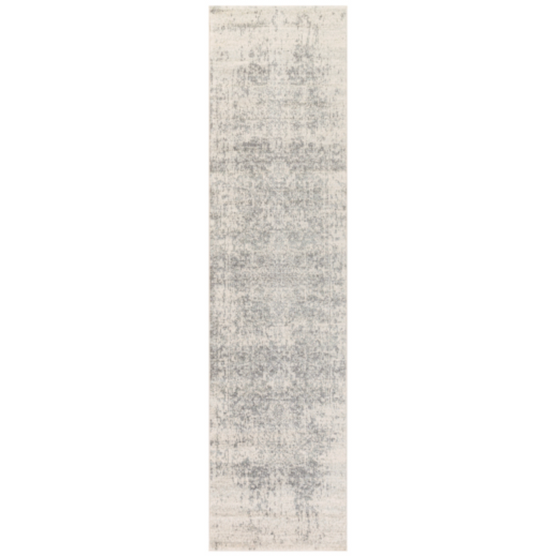 Harput Rug in Medium Gray/Light Beige