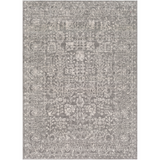 Harput Rug in Charcoal and Grey