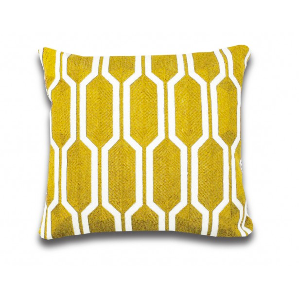 Tile Yellow Cushion