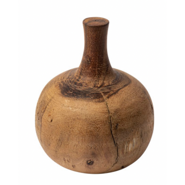 Afra - Large Solid Wood Vase