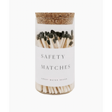 Medium Hearth Matches - Black - 100 Count