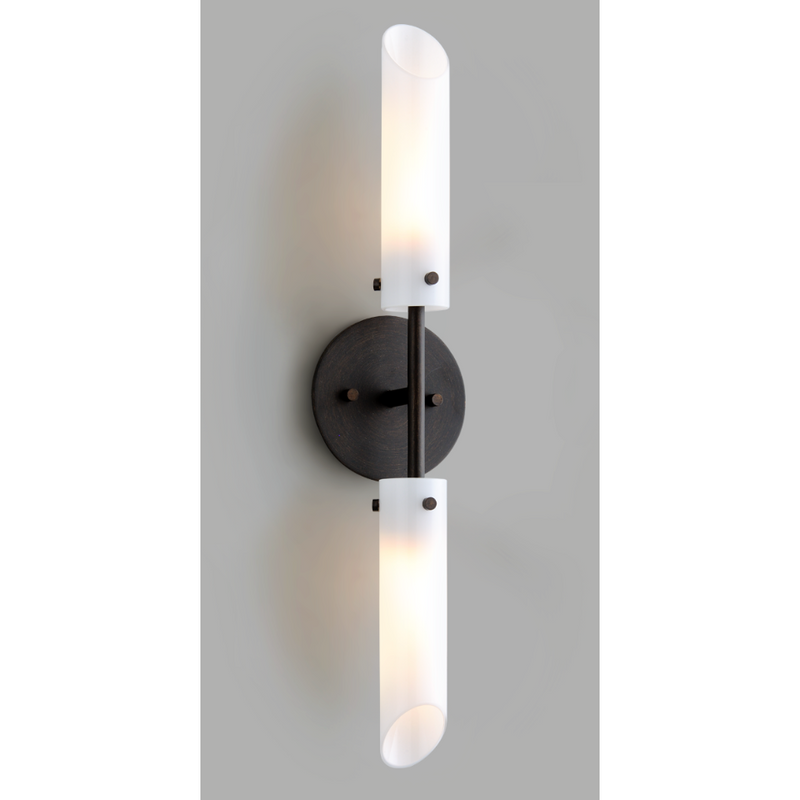 High Line Dark Bronze Double Wall Sconce