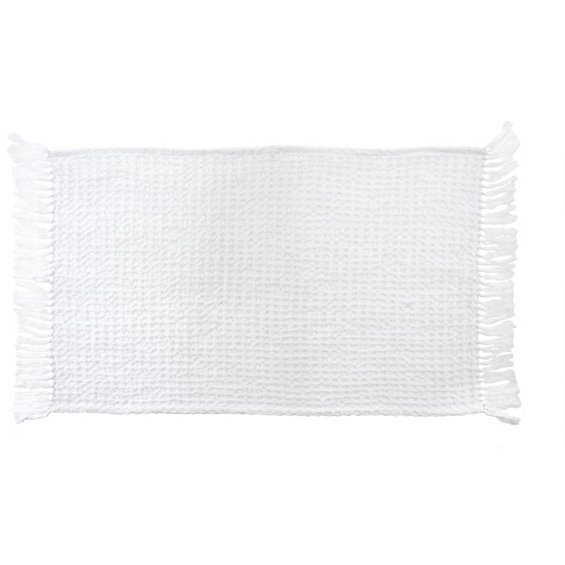 Waffle Hand Towel - White