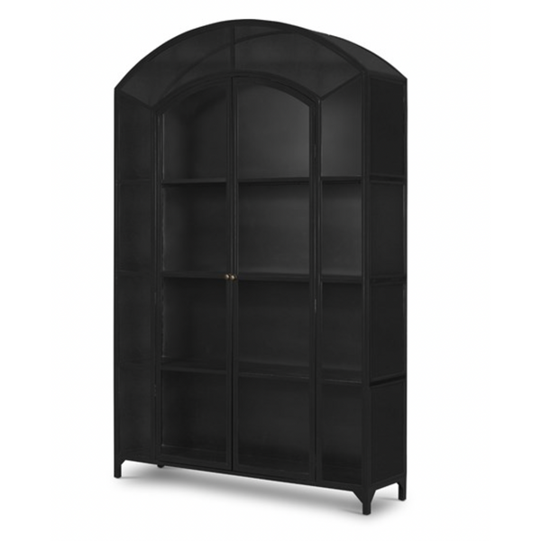 Belmont Wide Metal Cabinet - Black