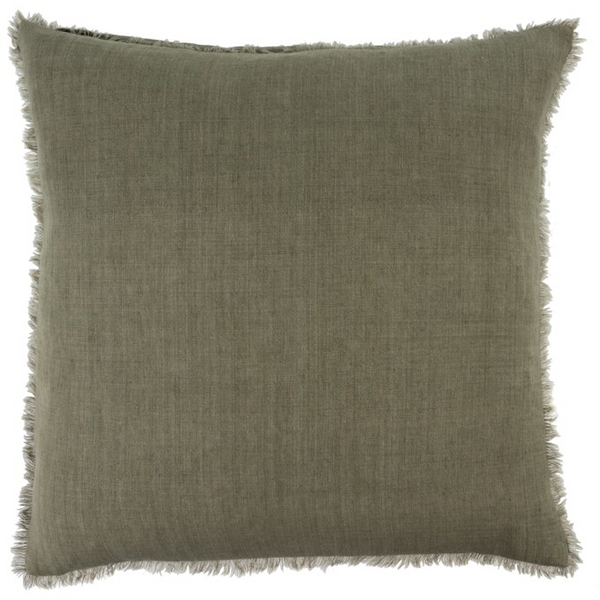 Lina Linen Cushion - Laurel