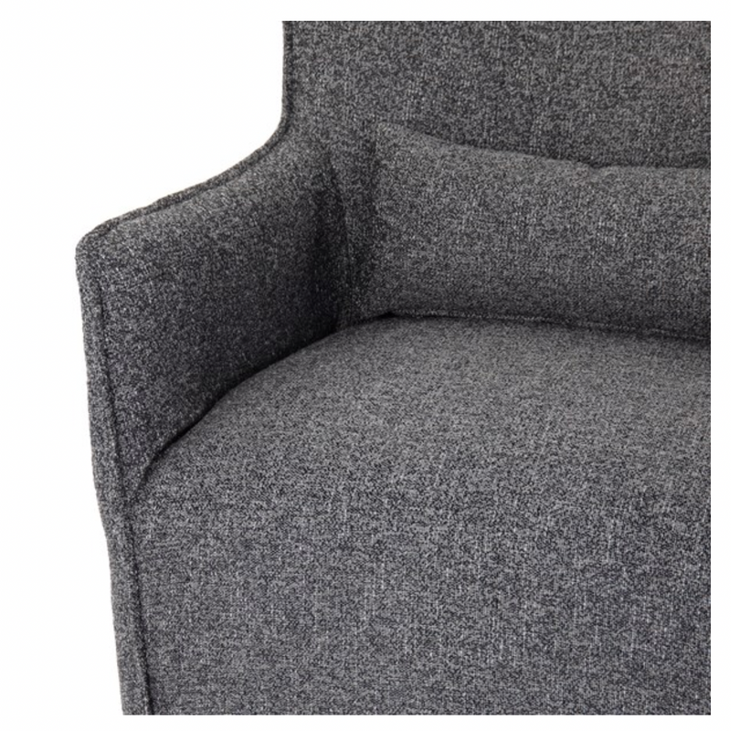 Kimble Swivel Chair in Bristol Charcoal